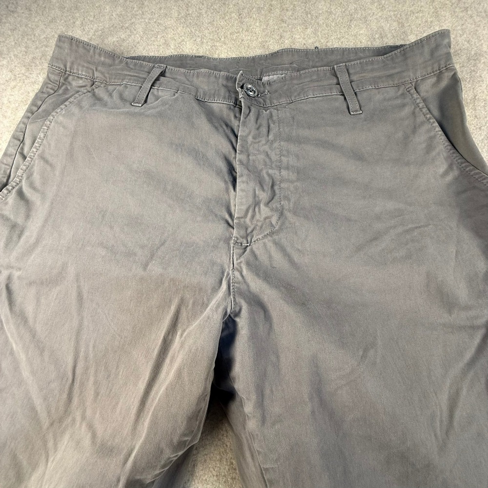 AG Adriano Goldschmied Mens Graduate Tailored Leg Grey Pants 1188SUBCPY 36R - Picture 4 of 8